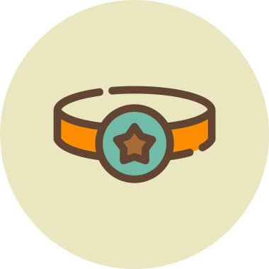 Benzersiz yıldız vektör simgesi