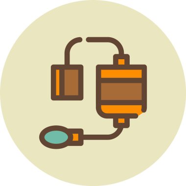 Gaz simgesinin vektör illüstrasyonu