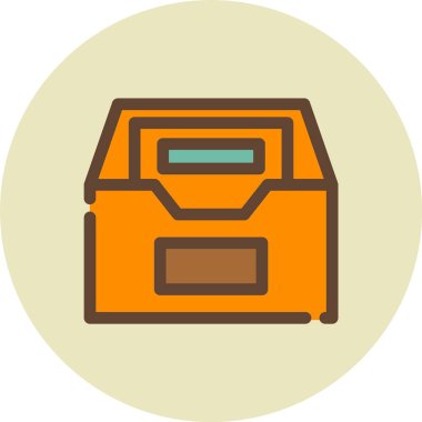 Çanta. Web simgesi basit illüstrasyon