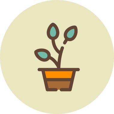 Bitkinin vektör illüstrasyonu