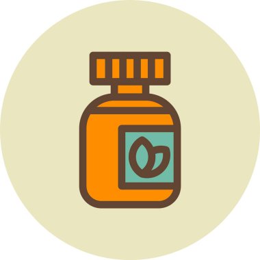 Şişe. Web simgesi basit illüstrasyon