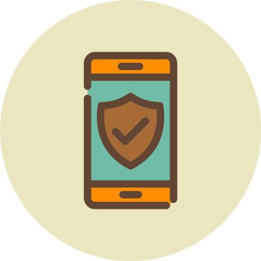 cep telefonu simgesi vektör çizimi