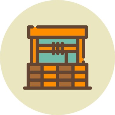 Çin fenerinin vektör illüstrasyonu