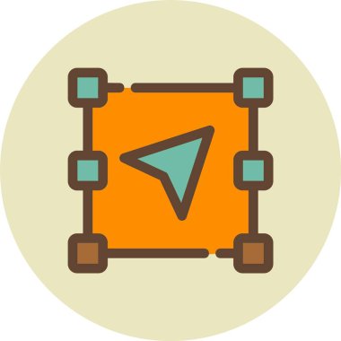 Resim haritası simgesi, Basit Web Vektörü İllüstrasyonu