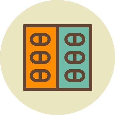 Modern b 'nin vektör illüstrasyonu eksik simgesi