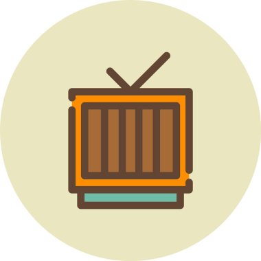 Modern bir simgenin vektör illüstrasyonu