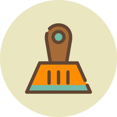 Bir bina simgesinin vektör illüstrasyonu