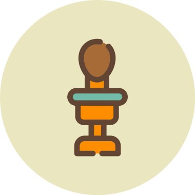 Bir kadının vektör illüstrasyonu