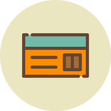 işletme finans yönetimi simgesi düz stil