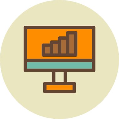 seo modern simgesinin vektör illüstrasyonu