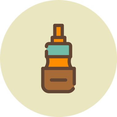 Alkol şişesi ikonu. özet vektörü