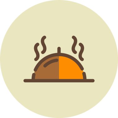 ekmek ikonu vektör illüstrasyonu