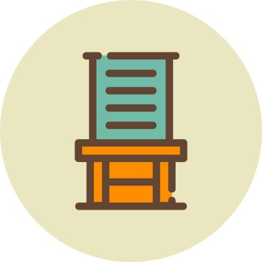 Modern yapı simgesinin vektör illüstrasyonu