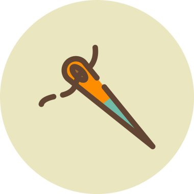 Makas. Web simgesi basit illüstrasyon