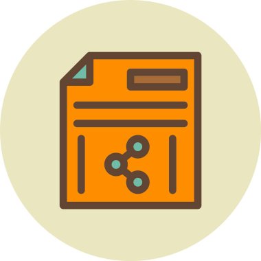 Dosya. Web simgesi basit illüstrasyon