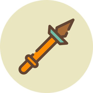 Kalem. Web simgesi basit illüstrasyon