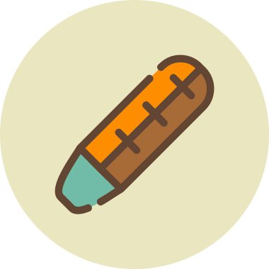 Tıbbi bir simgenin vektör illüstrasyonu