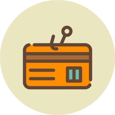 kutu simgesi vektör illüstrasyonu