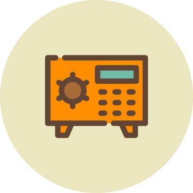 Modern simgenin vektör illüstrasyonu