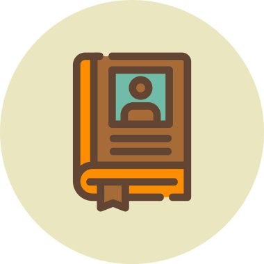 Kitap. Web simgesi basit illüstrasyon