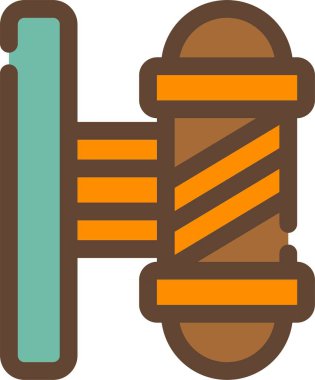 Modern b simgesinin vektör illüstrasyonu