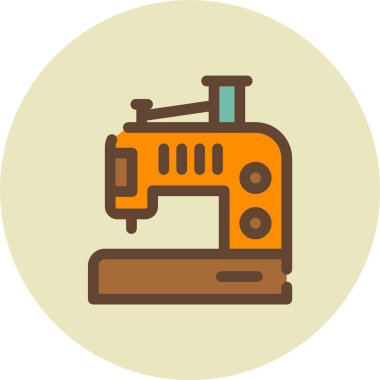 - Makine. Web simgesi basit illüstrasyon