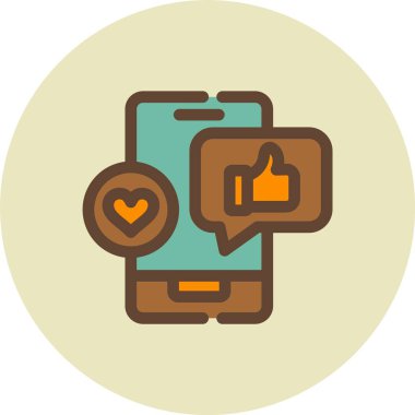 Kalbi olan bir çantanın vektör çizimi