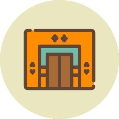 seyahat simgesi vektör çizimi