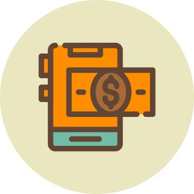 vektör cep telefonu simgesi, vektör illüstrasyon tasarımı