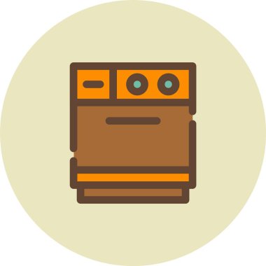 robot ikon vektör illüstrasyonu