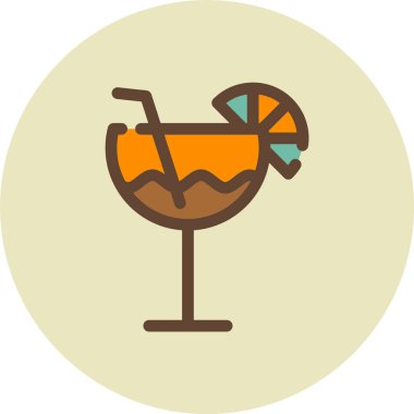 içki web simgesi vektör illüstrasyonu