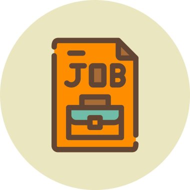 görev simgesi vektör illüstrasyonu