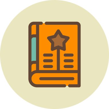 kitap simgesi, vektör illüstrasyonu, eğitim