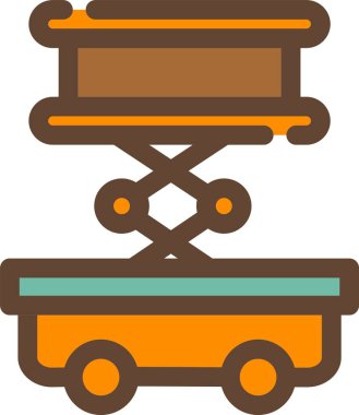 Yemek. Web simgesi basit illüstrasyon