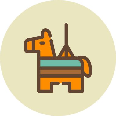 At. Web simgesi basit illüstrasyon