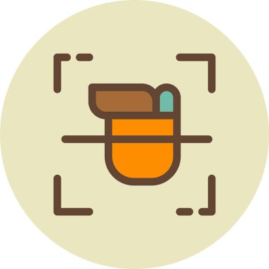 vektör kahve bardağı simgesi