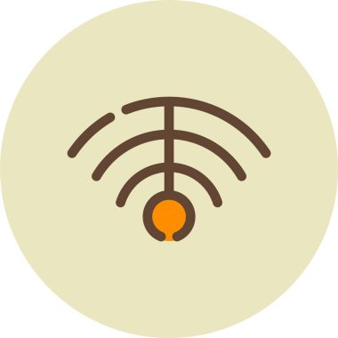 wifi vektör simgesi modern basit vektör çizimi
