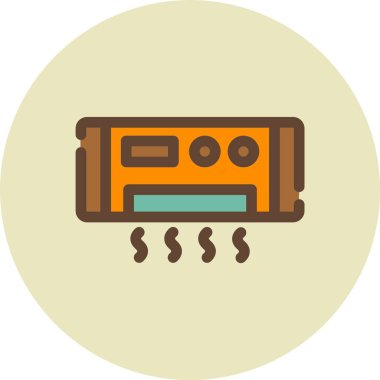 para makinesi web simgesi, vektör illüstrasyonu