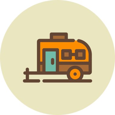 Kamyon. Web simgesi basit illüstrasyon