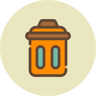 Bir kahve kavanozunun vektör çizimi