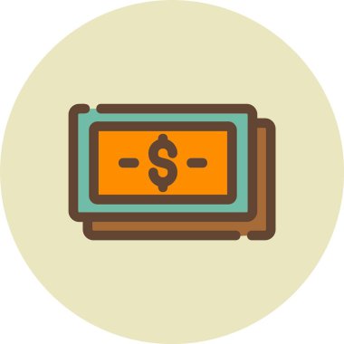 Modern simgenin vektör illüstrasyonu