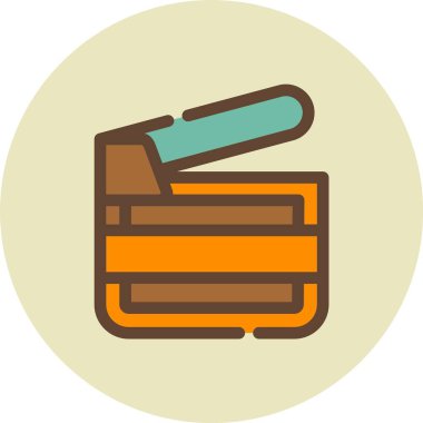 Kitap. Web simgesi vektör illüstrasyonu