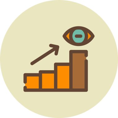 grafik ikonu vektör illüstrasyonu