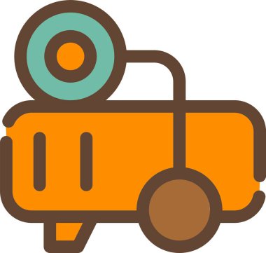 araba simgesi, basit vektör vektörü