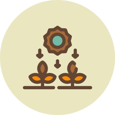 Çiçekli bir ağacın vektör çizimi