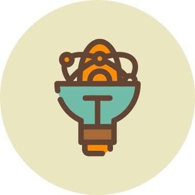 Bir lambanın vektör illüstrasyonu