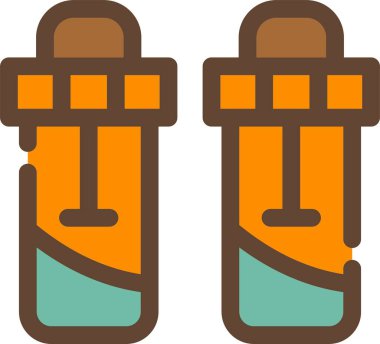 iki bot simgesi, vektör illüstrasyonu