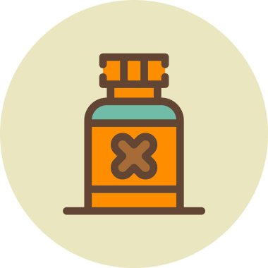 şişe simgesi vektör illüstrasyonu