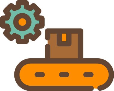 Bir gemi simgesinin vektör çizimi