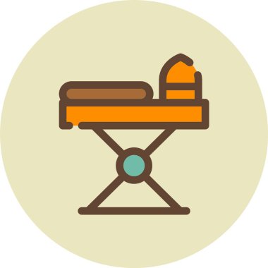 Barbekü ızgarası. Basit resimleme